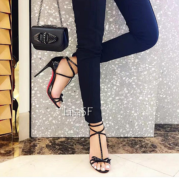2017SS Christian Louboutin クリスチャン ルブタンコピー Blakissima リボンサンダル 10cm